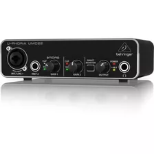 Interface De Áudio U-phoria Umc22 Behringer + Nf + Garantia!