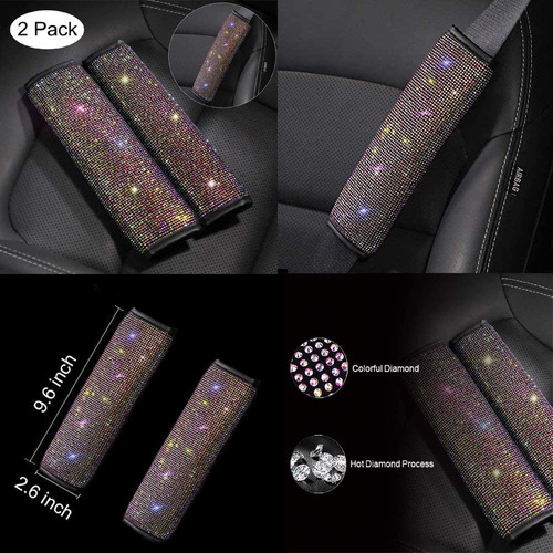 Kit Funda Volante Diamantes Decoracin Para Carro D Dama 5pz Foto 8