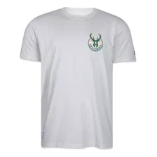 Camiseta New Era Milwaukee Bucks Back To School Bege