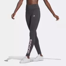 Legging Cintura Alta adidas Essentials Cinza + Rosa Gq9355