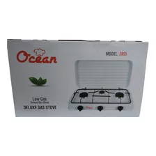 Cocina A Gas 3 Hornillas Marca Ocean