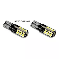 Lâmpadas Meia Luz T10 Fox Pingo 24 Leds 6000k Branco Canbus