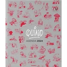 Agenda 2024 - Quino Encuadernada Gris - Quino