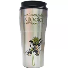 Star Wars Yoda Vaso Termo Aluminio + Cocoa
