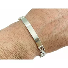 Pulsera Plata 925 Hombre Para Grabar 