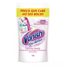 Vanish Oxi Action Crystal White Roupas Brancas -120g