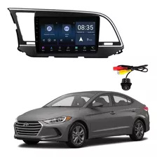 Multimídia 9 Carplay Android + Moldura P/ Elantra 2017