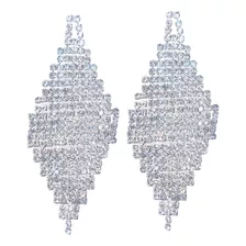 Aros Brillantes Strass Para Fiestas Elizabeth 