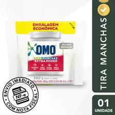 Omo Extra Poder Tira Manchas Para Roupas Brancas 380g - 1 Un