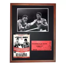 Ali Vs Frazier 1975 Filipinas Cuadro Conmemorativo