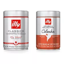 Illy Cafe Grano Clasico 250g + Arabica Colombia 250g