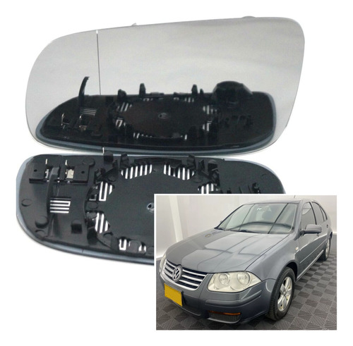 Luna Espejo Izq Compatible Volkswagen Jetta Clasic 1997-2014 Foto 2