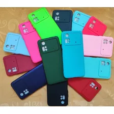 Capa Case Aveludada Premium Compatível Xiaomi Poco M4 Pro 4g