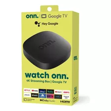 Tv Box Onn Con Google Tv 4k-uhd Android Tv Chromecast