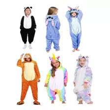 Pijama Kigurumi Unicornio Infantil Mameluco Disfraz Animales