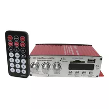 Amplificador Receiver 2 Canal Som Casa Usb Sd Radio Fm Ma120