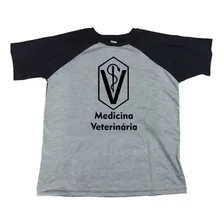Camiseta Veterinaria Medicina Veterinaria Raglan