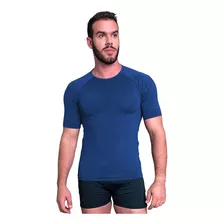 Camisa Térmica Masculina Manga Curta Segunda Pele Praia Uv