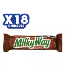 Milky Way Barra De Chocolate Con Leche Y Caramelo 52g X 18un