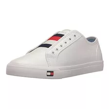 Tommy Hilfiger Mujer Anni Slip-on Sneaker, Blanco, 5.5