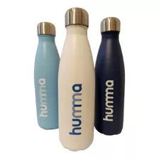 Botella Térmica Deportiva Acero Inoxidable Humma Flask 500ml Color Blanco