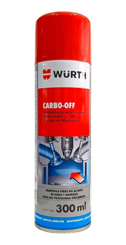 Limpiador Carburador Y Cuerpo De Aceleración Würth Carbo Off
