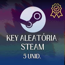 Kit 5 Keys Aleatórias Premium Steam - Random Keys 