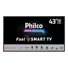 Tv Smart Philco Led 43 Full Hd Android - Tela Quebrada