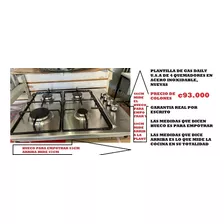 Plantilla De Gas De Empotrar De 4 Quemadores Daily U.s.a. 