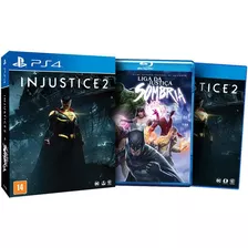 Jogo Injustice 2 + Filme Liga Da Justiça Sombria - Ps4