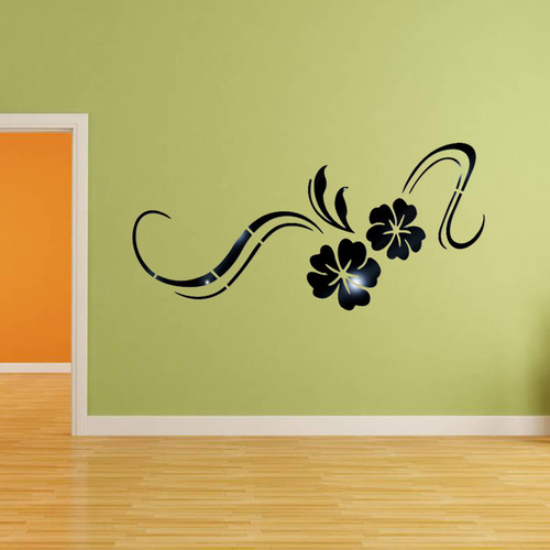 Calcomanas De Pared Con Forma De Espejo Negro Con Forma De Foto 5