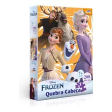 Quebra-cabeça - Frozen - 200 Peças - Toyster