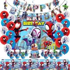 Eazyco Spidey And His Amazing Friends - Decoraciones De Cump