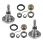 Kit 2 Tuercas Ruedas Traseras Vw Caribe A2 A3 Derby Pointer