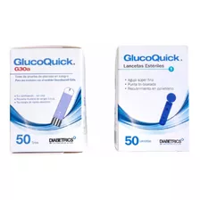 Tirillas De Glucometria Glucoquick X 50 Mas 50 Lancetas