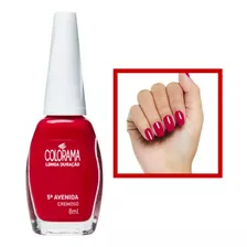 Esmalte Colorama 5ª Avenida Vermelho Cremoso Longa Duração