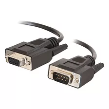 Cable De Extensión C2g 25211 Db9 M/f Serial Rs232, Negro (1 
