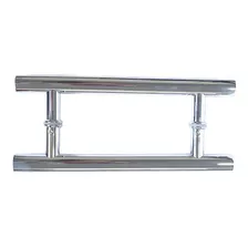 Puxador Aço Inox 30cm Tubular Porta Pivotante Madeira/vidro