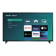 Smart Tv Philips 4700 Series 65pfl4756/f7 Lcd Roku Os 4k 65 120v