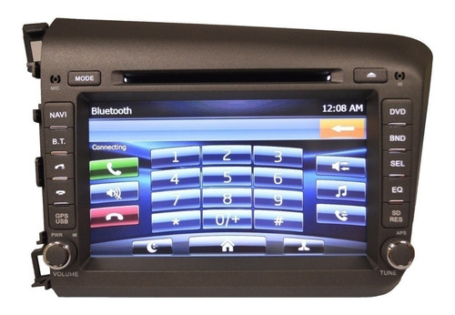 Honda Civic 2012 Dvd Gps Bluetooth Estereo Usb Radio Touch  Foto 3