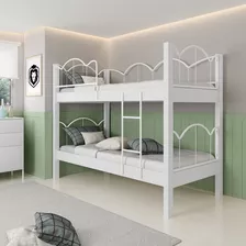 Beliche Solteiro Em Mdf Oasis 88 Branco/branco Aj