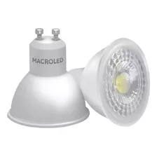 Foco Led Macroled Cps-dp-gu10-20 Dicroica Color Blanco Neutro 7w 100v/240v 4500k 485lm