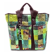 Bolsa Feminina Kimberly Clover Patchwork Giulianna Fiori