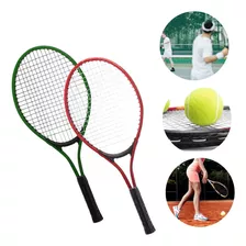 Kit 2 Raquete De Tenis Esporte Atividade Ar Livre Nylon 