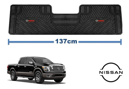 Tapetes Big Truck 3pz Logo Nissan Titan 2015 A 2022 2023 Foto 3