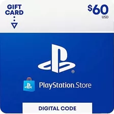 Tarjeta Playstation Network 60 Usd Codigo Psn Ps3 Ps4 Ps5