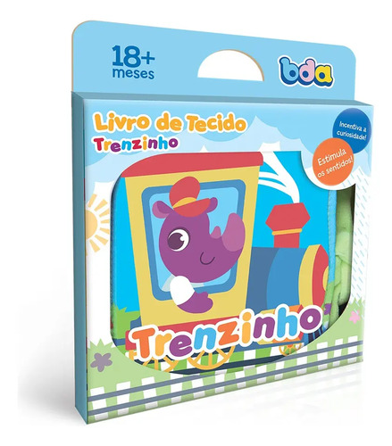 Trenzinho - Livro De Tecido - Toyster Brinquedos