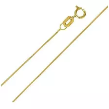 Corrente De Ouro Veneziana 45cm Em Ouro 18k