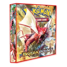 Álbum Pasta Fichário Pokémon Break Point Capa Dura Reforçado