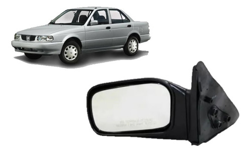 Espejo Manual Nissan Sentra B13 1994 A 2015 Foto 5